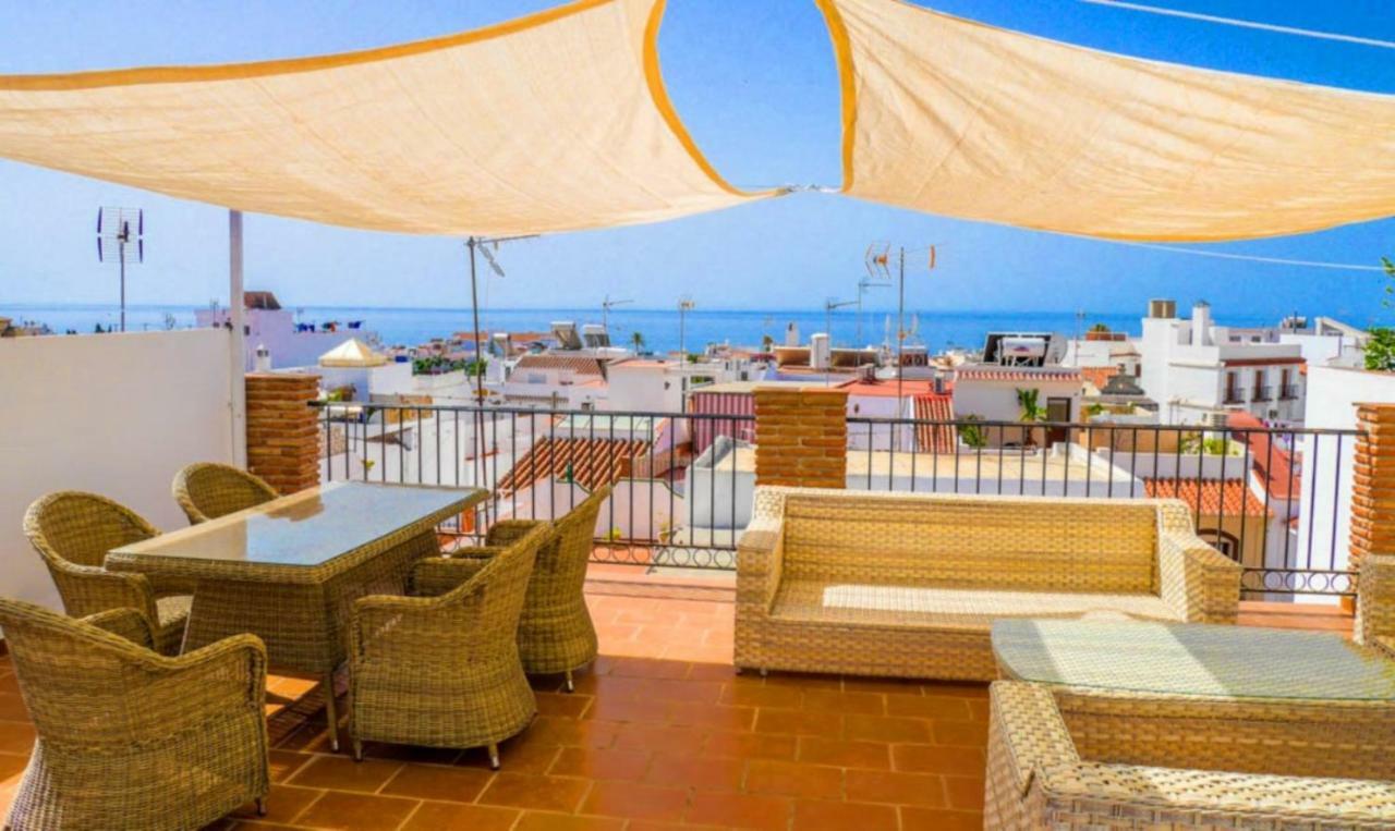 Beautiful Apartment Private Roof Terrace Nerja Exterior foto