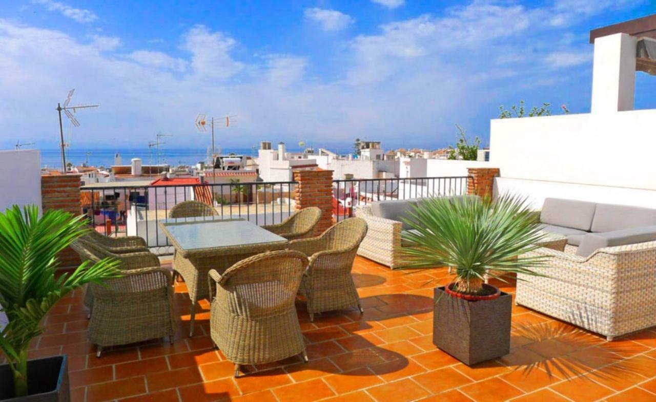 Beautiful Apartment Private Roof Terrace Nerja Exterior foto